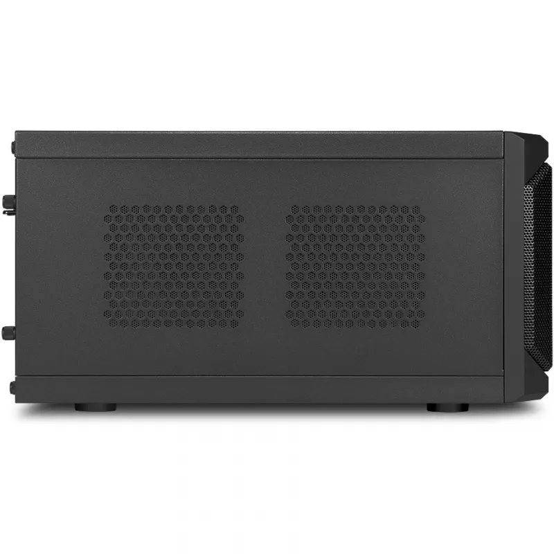 Sharkoon QB One nero - Midi/Minitower ITX, Mini-ITX 3,5 - Alimentatore PC/server dissipatore - USB, USB 2.0, USB 3.0