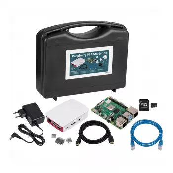RASPBERRY Pi 3B+ 1GB Full Kit 1GB/case/scheda SD 32GB/accessori (RPI3B+-FULL-KIT)