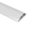 Canalina copricavi in alluminio MACLEAN MC-814 S, argento – canale portacavi a parete
