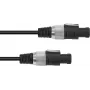 Cavo per altoparlanti Omnitronic 2x1,5 mm², 10 m, nero