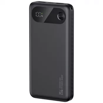 Powerbank usams PB80 PD20W 10000mAh — caricabatterie portatile, nero