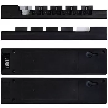 Hub USB e PWM Lian Li EDGE HUB EG-HUB01B — 4× USB, 6× connettori ventola PWM