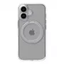 Custodia protettiva per smartphone Torras Ostand Pro per iPhone 16, trasparente, vestibilità sottile, supporta la ricarica wireless