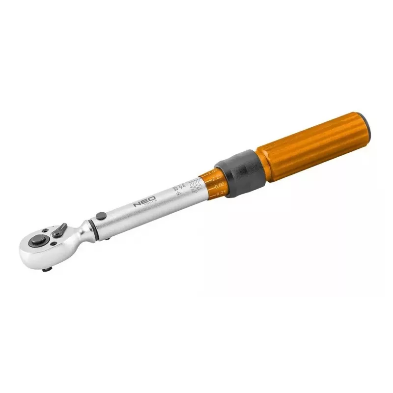 Neo Tools Chiave dinamometrica bidirezionale 1/4, 5-25NM, set da 21 pezzi