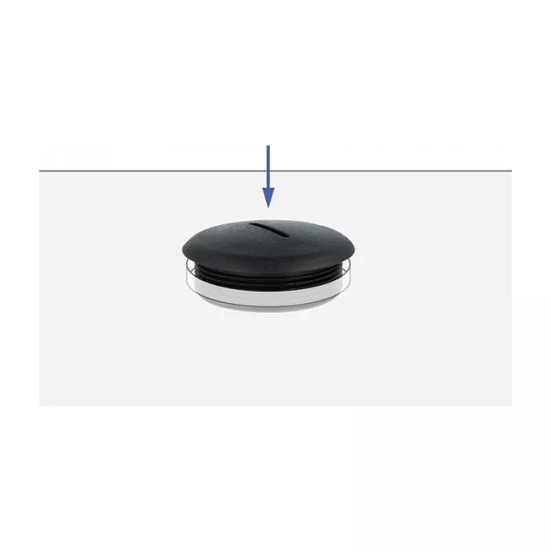 Tappo di chiusura nero nylon DeLOCK 60234