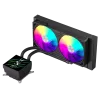 Dissipatore a liquido per CPU Gamemax | GLACIER 240 LCD BK | Intel, AMD