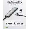 Hub USB slim 4 porte Goobay USB-C a/USB-A 5 Gbit/s - connettore maschio USB 3.2 (76563)