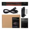 Switch di rete QOLTEC Gigabit Ethernet PoE 24xRJ45 2xSFP
