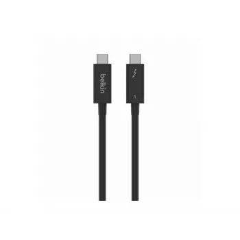 Belkin CONNECT - Cavo Thunderbolt - 24 pin USB-C (M) reversibile a 24 pin USB-C (M) reversibile - Thunderbolt 4 - 1,0 m - passivo, alimentazione USB (10