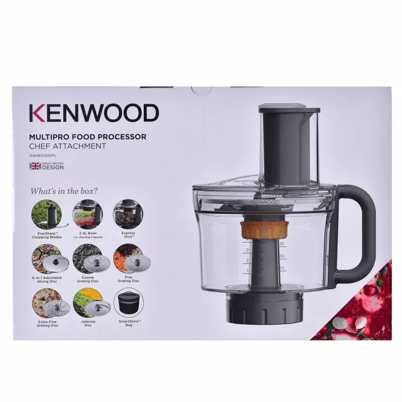 Accessorio mixer Kenwood KAH65.000PL — ciotola da 1,2 L, nero trasparente