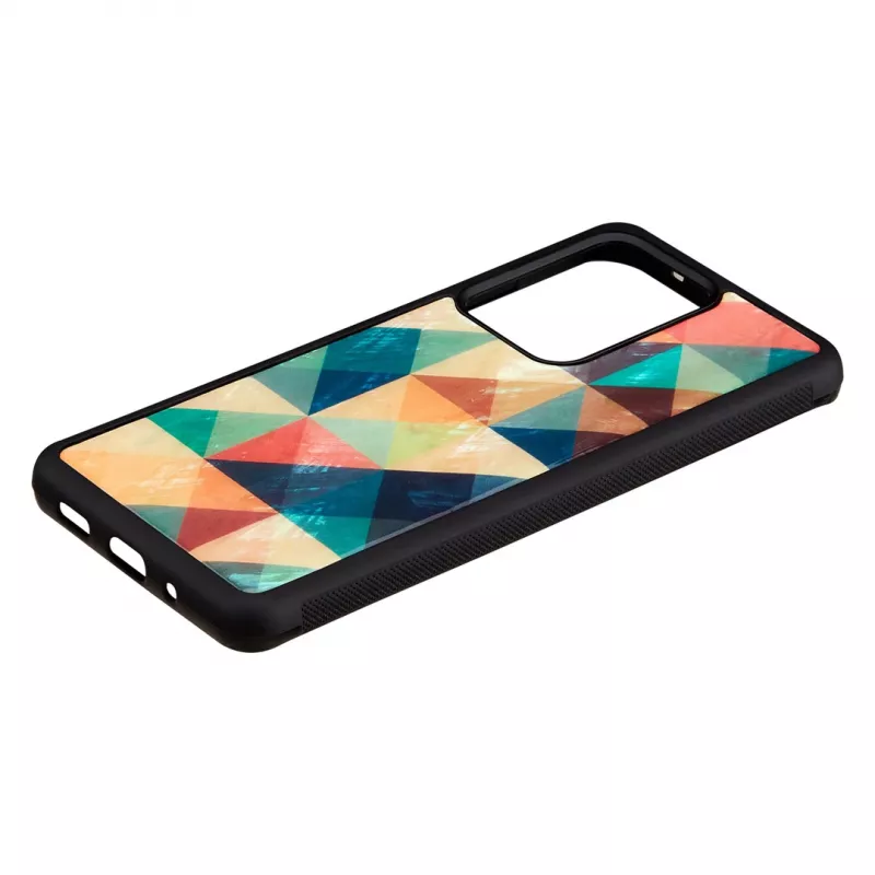 Custodia protettiva iKins per Samsung Galaxy S20 Ultra, Mosaico nero