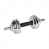 REBEL ACTIVE Chrome manubri regolabili in valigetta 15 kg con barra per bilanciere