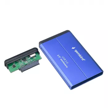 Gembird EE2-U3S-2-B case per unità di memoria case HDD blu 2.5 (EE2-U3S-2-B)