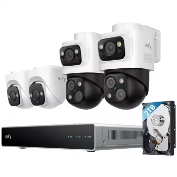 EUFY NVR sistema di sicurezza S4 Bullet-PTZ+ telecamera Turret (E8E00325)