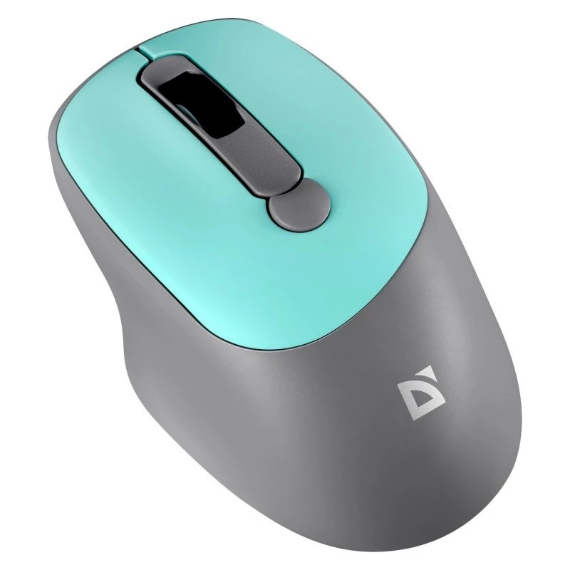 Defender Feam MM-296 52294 mouse wireless, click silenzioso, ottico, 1600 DPI, USB, menta