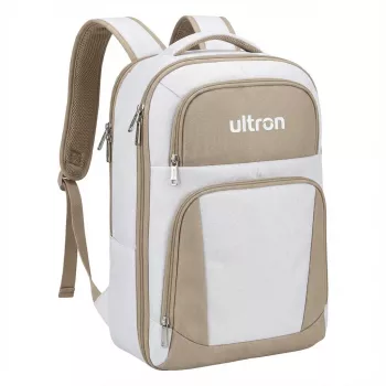 Zaino ultron NPU 17 pollici, bianco/beige