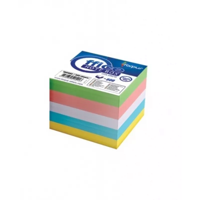 Note Forpus, 8,5x8,5 cm, assortite, non incollate (800) 0716-008