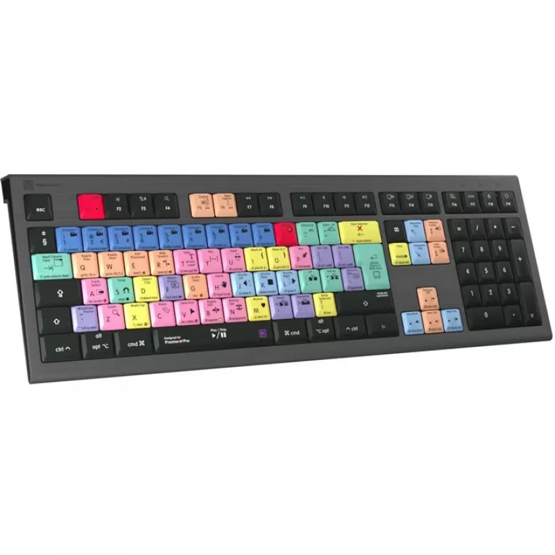 Logickeyboard LKB-PPROCC-A2M-UK tastiera USB QWERTY inglese nero (LKB-PPROCC-A2M-UK)