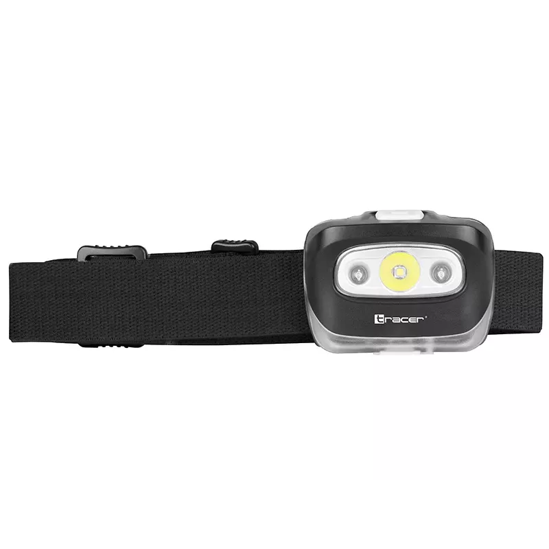 Torcia frontale Tracer TRAOSW47013 LED nera 1200 mAh USB