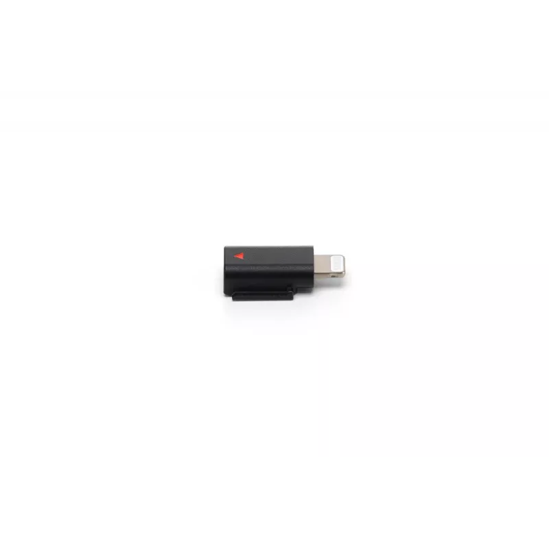 Adattatore audio DJI Mic 3 Mobile Phone Adapter (Lightning) — connettore Lightning, nero, per dispositivi mobili Apple