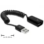 Cavo USB DeLOCK 83163 0,6 m USB 2.0 A-A nero