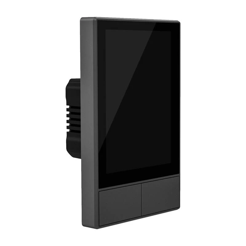 Pannello di controllo intelligente Wi-Fi da parete Sonoff NSPanel nero 120 mm