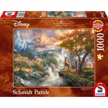 Puzzle Schmidt Spiele Disney Bambi 1000 pezzi, larghezza 693 mm, da 12 anni