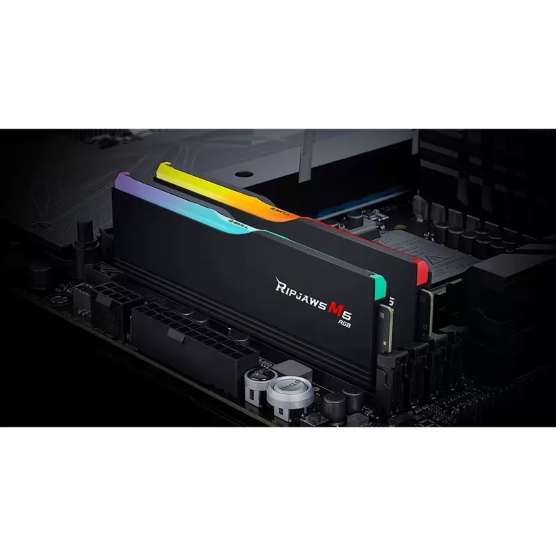 DIMM 32 GB DDR5-6000, memoria RAM nero, F5-6000J2836G16GX2-RM5RK, Ripjaws M5 RGB, INTEL XMP