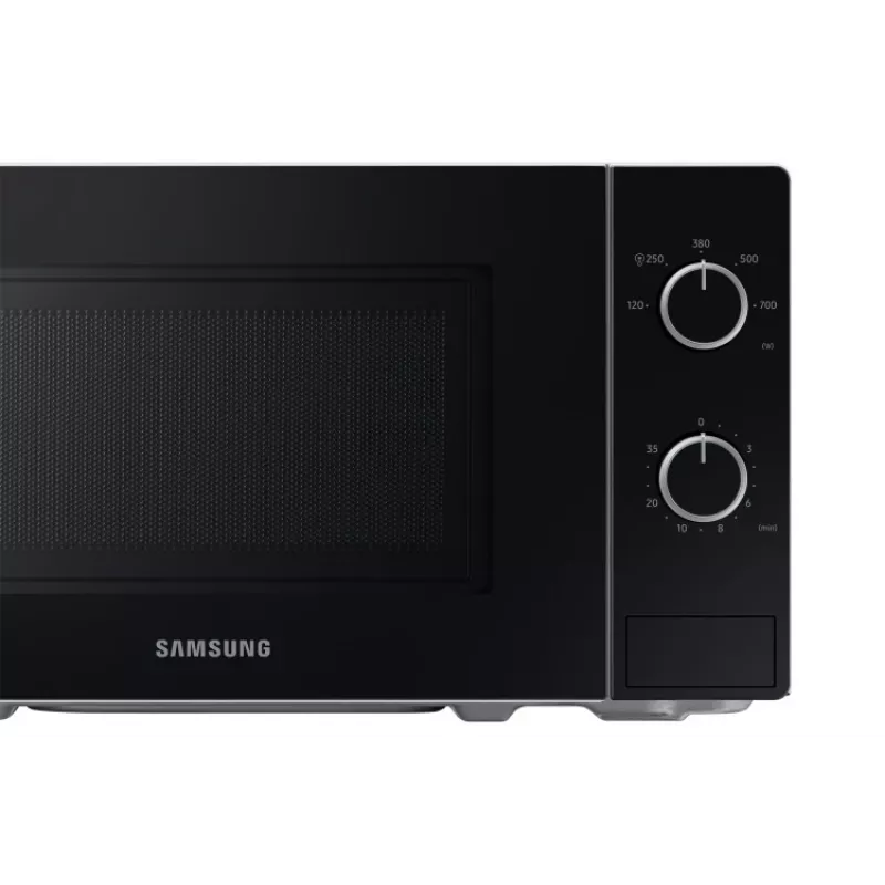 Microonde solo Samsung MS20A3010AH, da piano, capacità 20 L, 700 W, manopola, nero