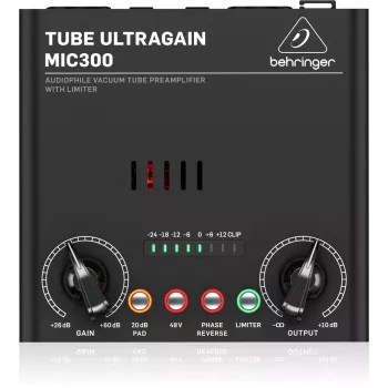Preamplificatore audio Behringer MIC300 nero