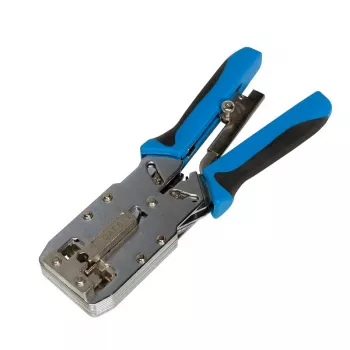 Pinza crimpatrice multifunzione per connettori modulari