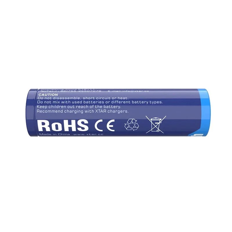 Batteria 18650 3,6V Li-ion 3300 mAh con protezione