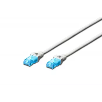 Cavo di rete Digitus 0,25 m RJ-45 Cat5e bianco