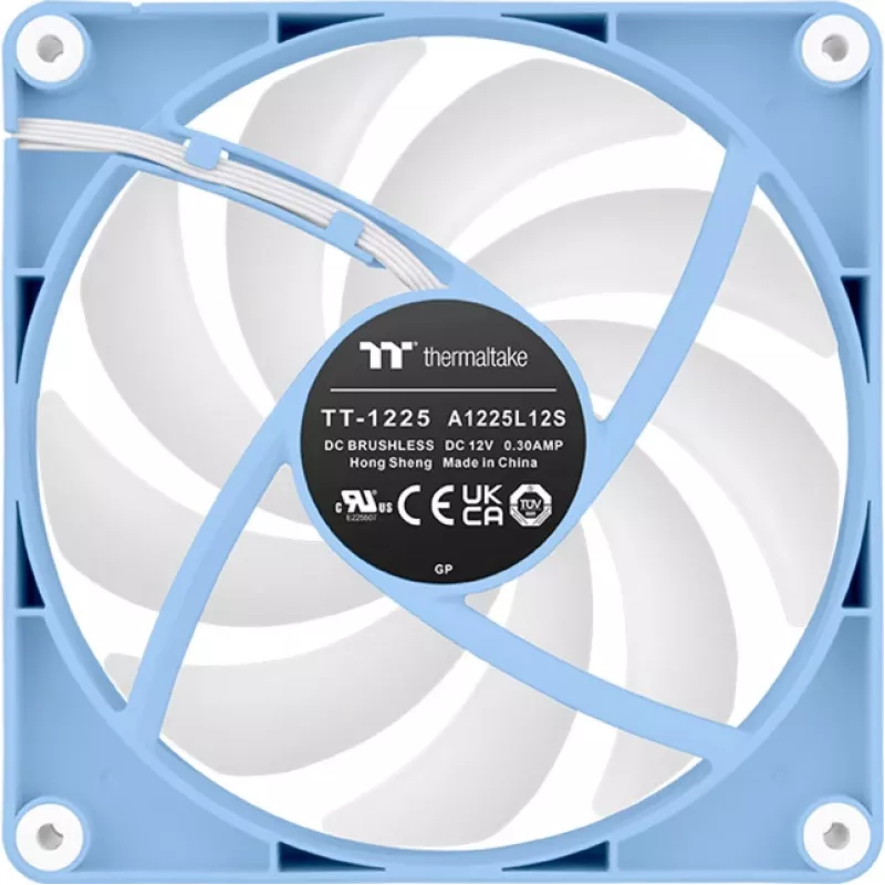 Ventola per case Thermaltake CT120 Reverse ARGB 120mm, Hydrangea blu, confezione da 2