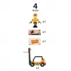 Set veicolo giocattolo e accessori binario Ravensburger BRIO 33573 — 4 pezzi, multicolore, età consigliata da 0,3 anni