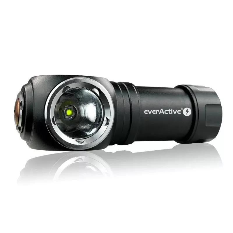 Torcia LED 3 modalità operative 10 W 500 lumen corpo in alluminio ricaricabile impermeabile FL-55R Dripple - Everactive
