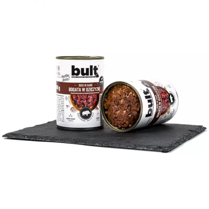 BULT ricco di selvaggina - cibo umido per cani - 800 g