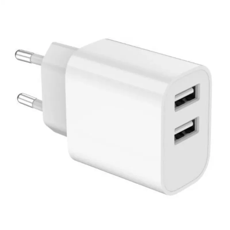 Caricabatterie Gembird TA-UC-2A12-01 da interno AC 2.4A 2 USB bianco