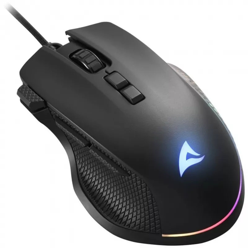 Mouse Sharkoon Shark Force 3 ottico 8 tasti 12.800DPI nero