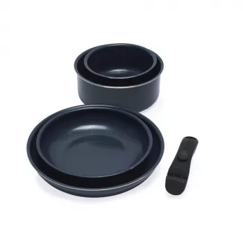 Set pentole Russell Hobbs RH03319EU7, 5 pezzi, padelle antiaderenti, lavabili in lavastoviglie