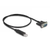 DeLOCK adattatore USB 2.0 su seriale RS-232 50 cm FTDI nero