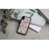 Custodia per cellulare iKins per iPhone XR — motivo diamante, nero