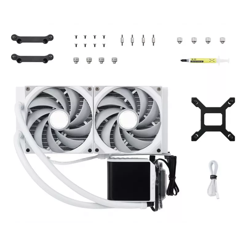 Kit raffreddamento a liquido per processore TRYX PANORAMA 280 14 cm bianco 1 pz.
