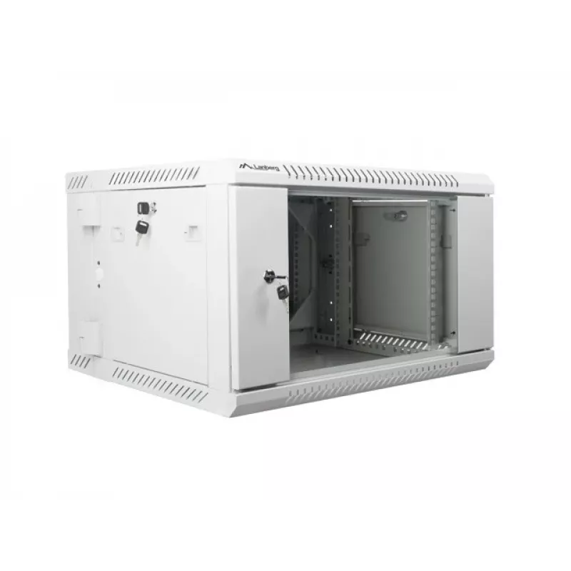 Lanberg WF02-6606-10S armadio rack 6U per montaggio a parete grigio