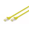Cavo patch Digitus CAT 6A S/FTP DK-1644-A-0025/Y 0,25 m giallo