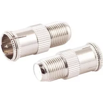 Set adattatori connettore maschio F rapido a connettore femmina F ShiverPeaks 85320-EC-SET2 (accessorio di connessione coassiale)