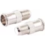 Set adattatori connettore maschio F rapido a connettore femmina F ShiverPeaks 85320-EC-SET2 (accessorio di connessione coassiale)