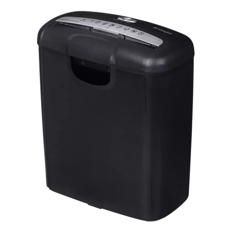 Activejet ASH-0601S distruggidocumenti, P-2, 10 l, 6 mm strisce, 6 fogli, nero.