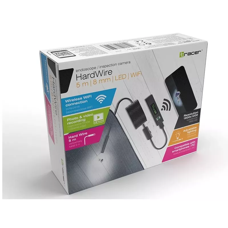 Tracer HardWire 1600 x 1200 endoscopio con filo e senza fili