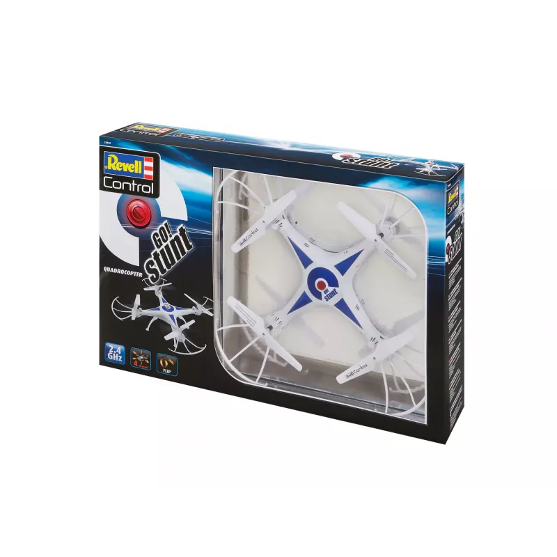Revell GO STUNT 4 rotori quadricottero 380 mAh blu, bianco